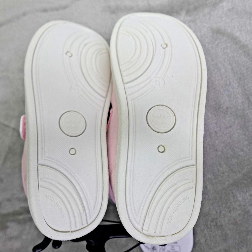 Wonder Nation Toddler Girl Moc Toe Shoes Pink Size 11 - Picture 8 of 10